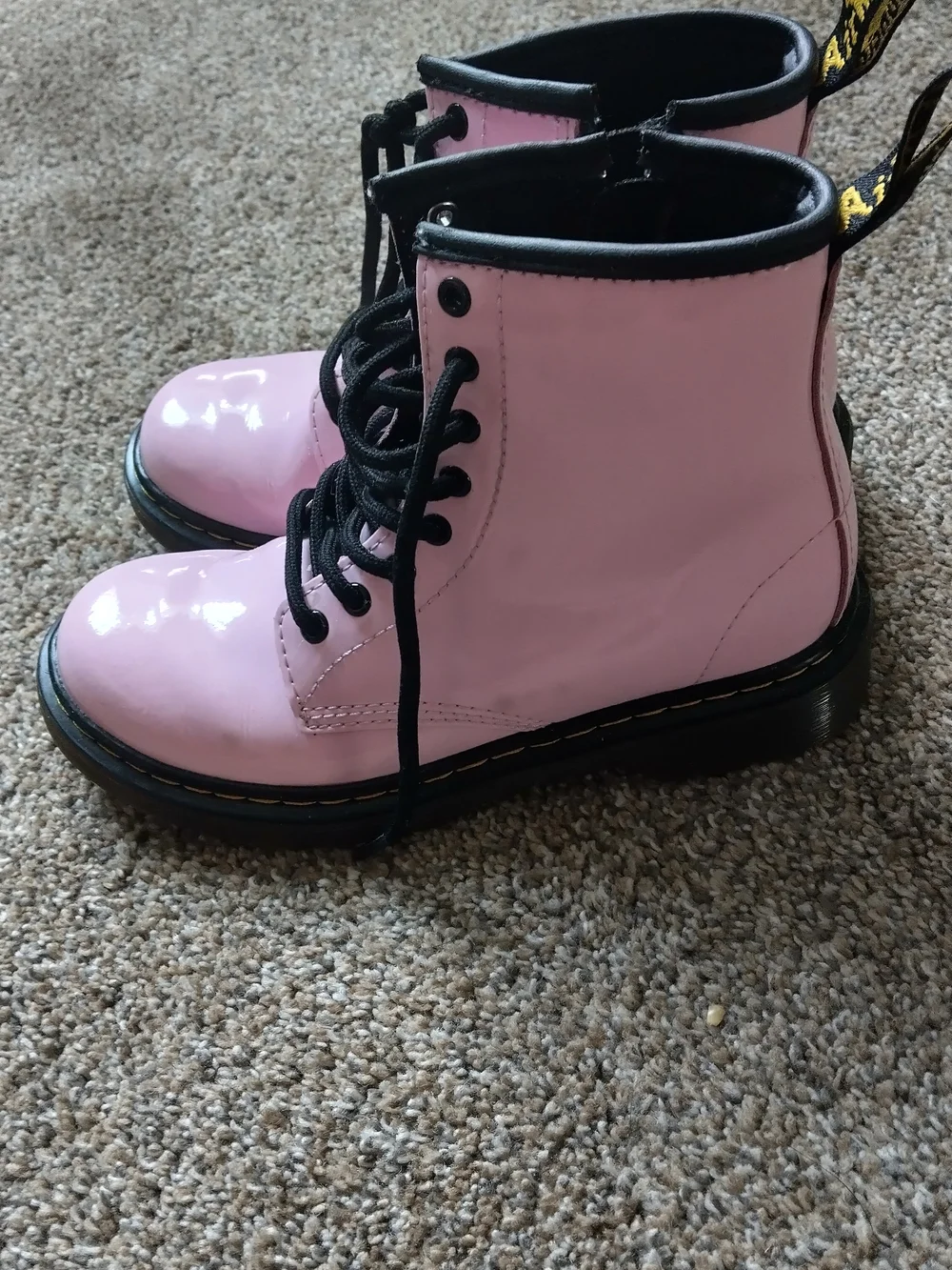 Dr. Martens 1460 Pascal Patent Leather Boot in Pink